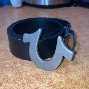 True religion belt size 32 black